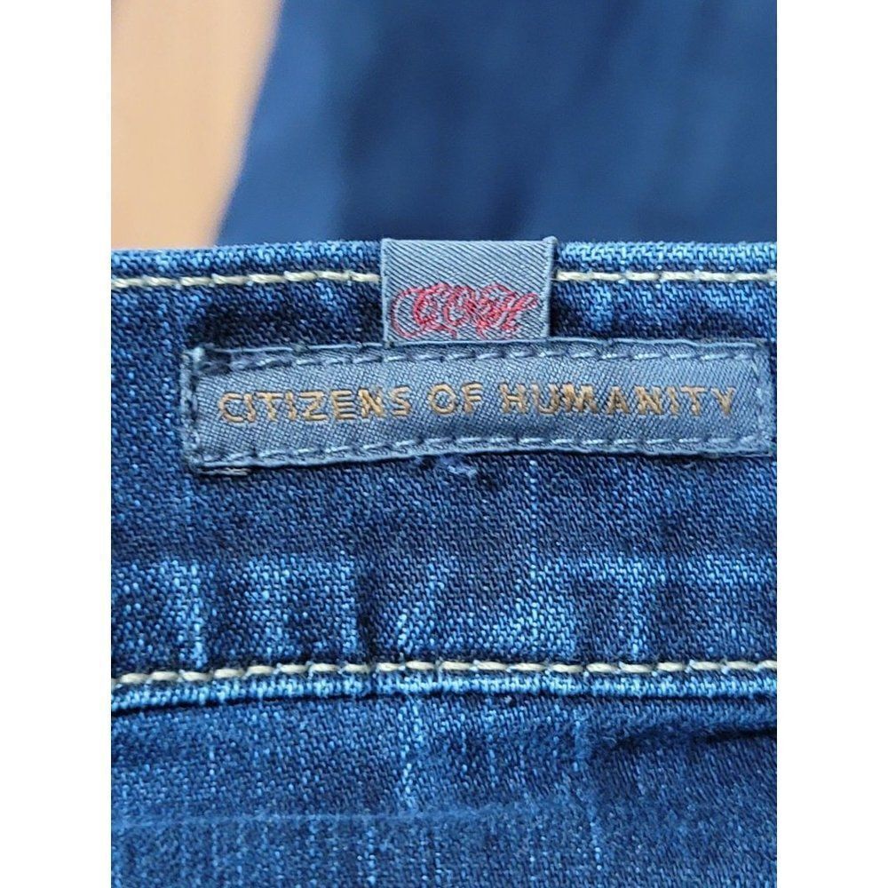 Citizens of Humanity Womens Kelly Low Waist Bootcut Jeans 27 Blue Dark Wash - Picture 6 of 8